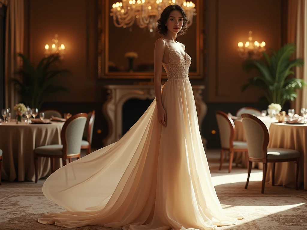 Silk Evening Dress